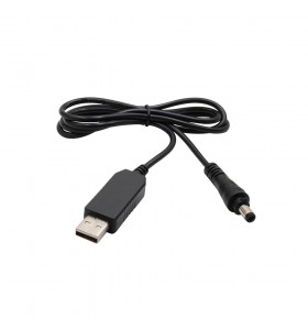 USB 5v to 12v dc5521 male with lock step up cable LED cable